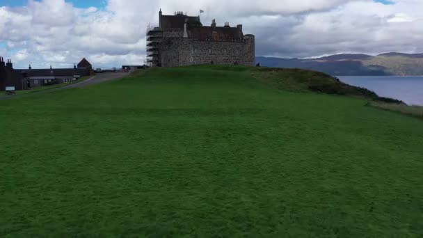 Castillo Duart Castillo Isla Mull Frente Costa Oeste Escocia Dentro — Vídeos de Stock