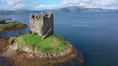 14. yüzyılda tower house, argyll Castle stalker, İskoçya