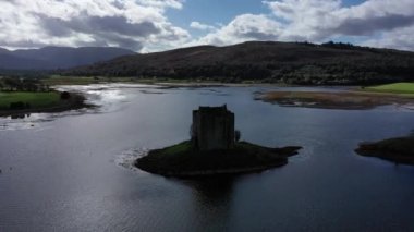 14. yüzyılda tower house, argyll Castle stalker, İskoçya