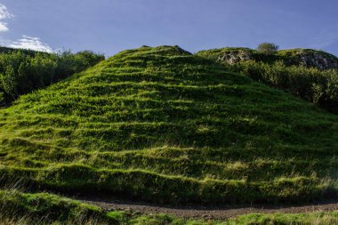 koni şeklinde hills peri glen, scotland, İngiltere
