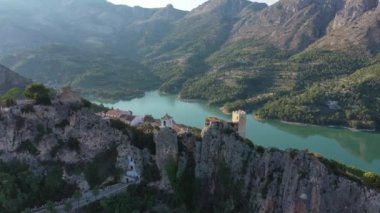 El Castell de Guadalest sunset, Spain, Costa Blanca