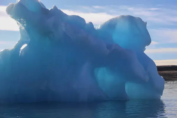 Iceberg Día Soleado Jokulsarlon Lagoon Islandia —  Fotos de Stock