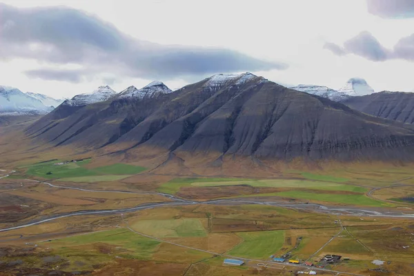 Vale Montanha Islândia — Fotografia de Stock