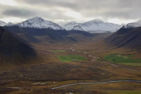 Горная Долина Исландии — стоковое фото