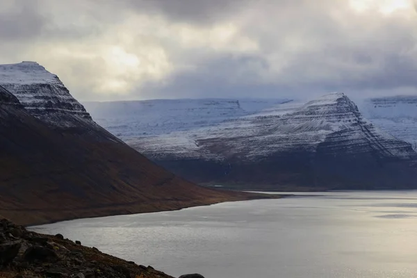 구불구불한도 아이슬란드에 Westfjords의 — 스톡 사진