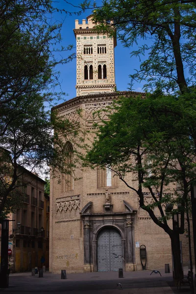 Santa Maria Magdalena Una Iglesia Zaragoza España Construida Siglo Xiv Fotos de stock