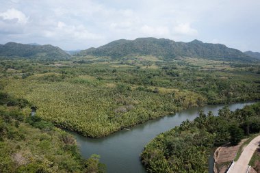 Filipinler 'deki Busuanga nehri manzaralı