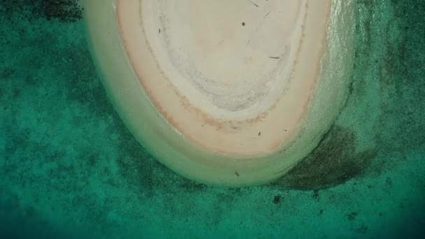 Прекрасний Райський Пляж Неймовірною Ділянкою Піску Людьми Які Насолоджуються Острові — стокове відео