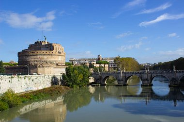 Castel Sant Angelo kentin Roma, İtalya.