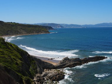 Sopela plajındaki uçurum