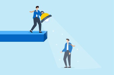 İşveren, en iyi adayın en iyi yeteneğini ve işe alınmasını vurgulamak için spot ışığını kullanıyor