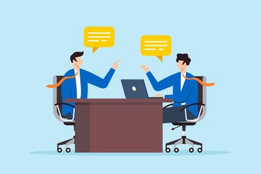 İş dünyasından insanların iş görüşmelerine katılıp kariyer geliştirme ve soruları cevaplamaları