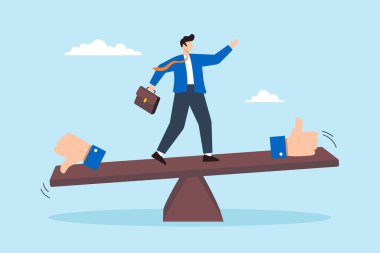 Değerlendirme avantajı dezavantajı karşılaştırma performansı değerlendirmek için baş parmağıyla tahterevallideki iş dengelerinin düz çizimi