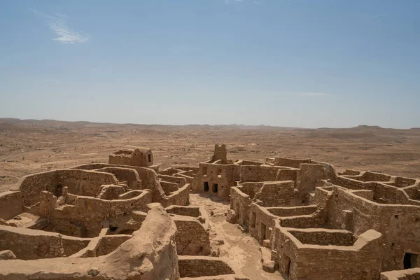 Ksar Beni Barka Περιφέρεια Tataouine Νότια Τυνησίαένα Από Μεγαλύτερα Ksar — Φωτογραφία Αρχείου