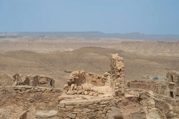 stock image Ksar Beni Barka - Region of Tataouine - Southern TunisiaOne of the largest Ksar in the country.It is abandoned at the beginning of the French protectorate