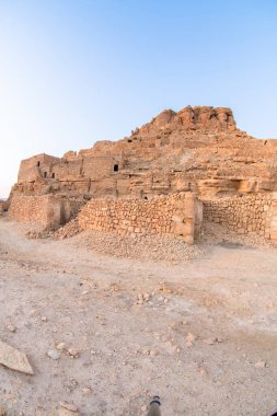 Guermasa, terk edilmiş dağ Berber Köyü Güney Tunus, Tataouine bölgesi