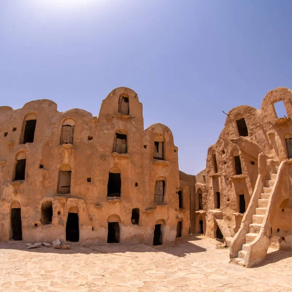 Ksar Ouled Soltane Regione Del Tataouine Tunisia Meridionalegranaio Fortificato Destinazione — Foto Stock