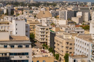 Tunus - Çatılardan çeşitli görüntüler - Tunus