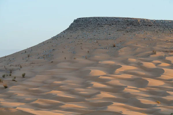 Widok Pustynię Region Douz Południowa Tunezja — Zdjęcie stockowe