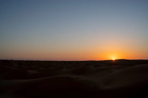 Vistas Del Desierto Región Douz Sur Túnez — Foto de Stock