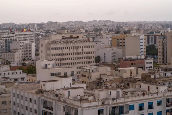 Tunisi Varie Viste Dai Tetti Tunisia — Foto Stock