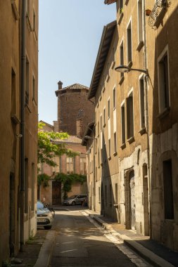 Grenoble, Grenoble ve Alpler 'in şehir manzarası, Fransa