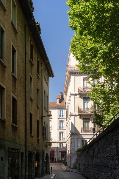 フランス アルプスとグルノーブルをイメージした街並 — ストック写真