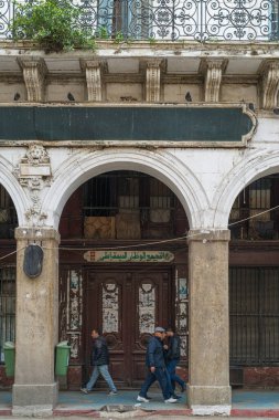 View of the buildings and streets of Skikda, North Algeria