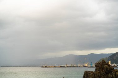 View of the coast of Skikda, North Algeria