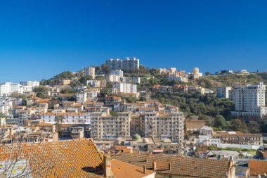View of the buildings and streets of Skikda, North Algeria