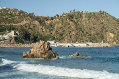 View of the coast of Skikda, North Algeria