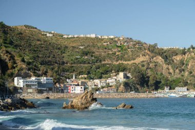 View of the coast of Skikda, North Algeria