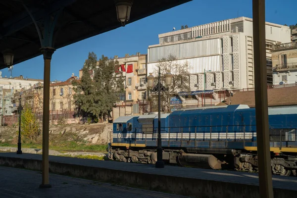 Constantine Huvudstaden Provinsen Constantine Nordöstra Algeria View Över Stationen — Stockfoto