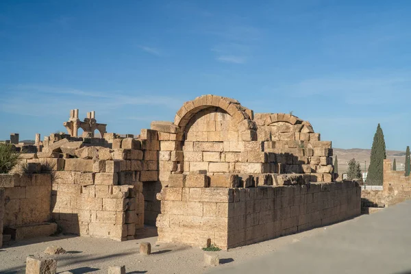 stock image Tebessa - Algerian city in the east of the country - remains of the basilica complex