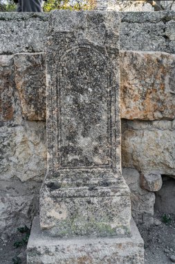 Tebessa - Cezayir 'in doğusundaki şehir - bazilika kompleksinin kalıntıları