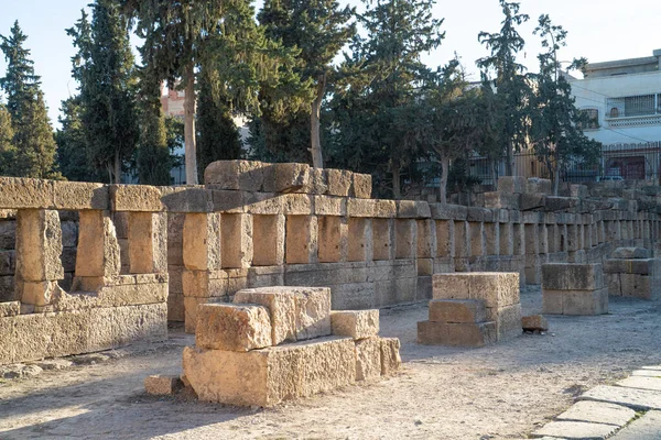 Tebessa Alžírské Město Východě Země Pozůstatky Bazilického Komplexu — Stock fotografie