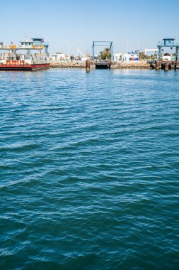 Güney Tunus 'ta büyük bir ada olan Cerba manzarası