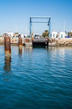 Güney Tunus 'ta büyük bir ada olan Cerba manzarası