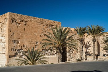 Güney Tunus 'ta büyük bir ada olan Cerba manzarası