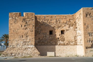 Güney Tunus 'ta büyük bir ada olan Cerba manzarası