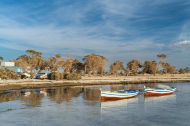 Djerba, Güney Tunus 'ta büyük bir ada.