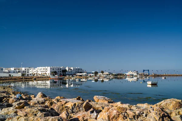 Άποψη Του Djerba Ενός Μεγάλου Νησιού Στη Νότια Τυνησία Φωτογραφία Αρχείου