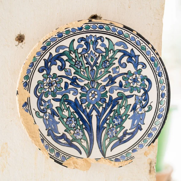 在突尼斯南部一个大岛Djerba的陶瓷作坊 — 图库照片