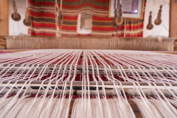 Stock image Weaving workshop in Djerba, a large island in southern Tunisia