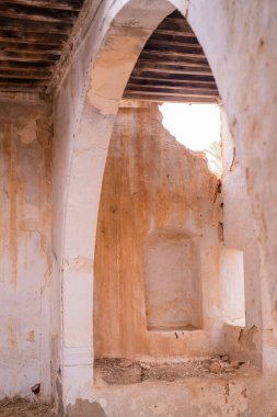 Eski ev - konut - terk edilmiş Djerbian - Djerba - Güney Tunus