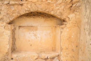 Eski ev - konut - terk edilmiş Djerbian - Djerba - Güney Tunus