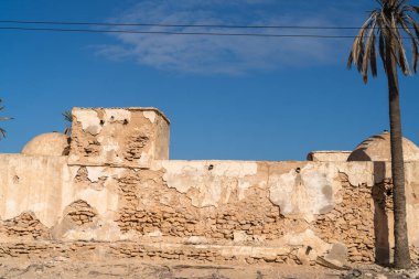 Eski ev - konut - terk edilmiş Djerbian - Djerba - Güney Tunus