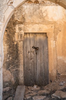 Eski ev - konut - terk edilmiş Djerbian - Djerba - Güney Tunus