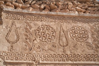 Eski ev - konut - terk edilmiş Djerbian - Djerba - Güney Tunus