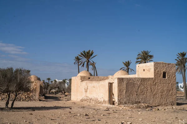 Former Houch Dwelling Abandoned Djerbian Djerba South Tunisia — Stock Photo, Image